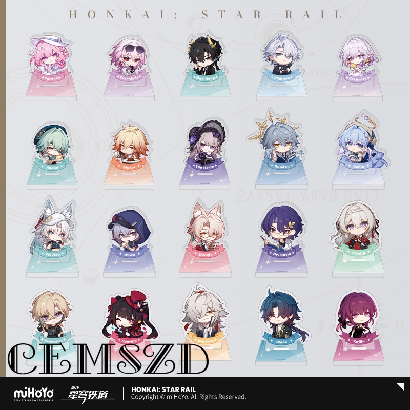 Acrylic Cosplay Prop - [Orijinal] Oyun Honkai Star Rail Mydei