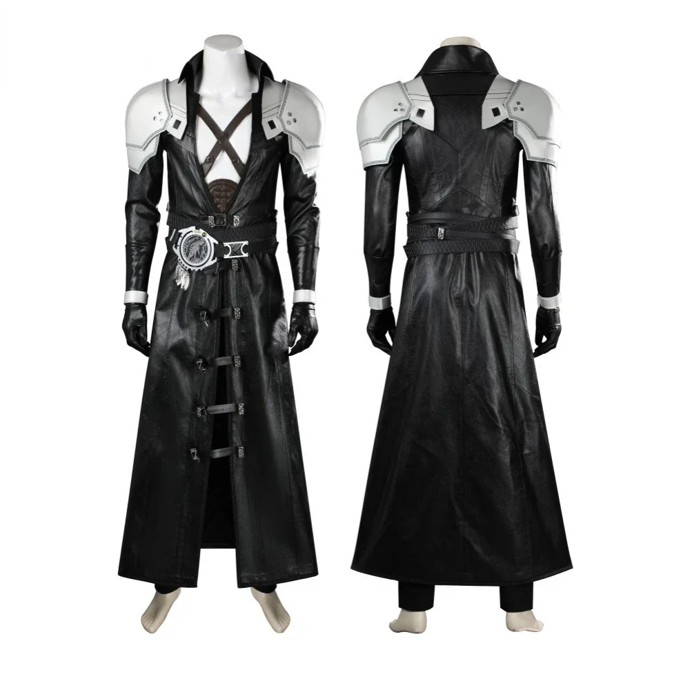 Aerith Cosplay Prop - FF7 Sephiroth Cosplay Kostüm Siyah Fantezi