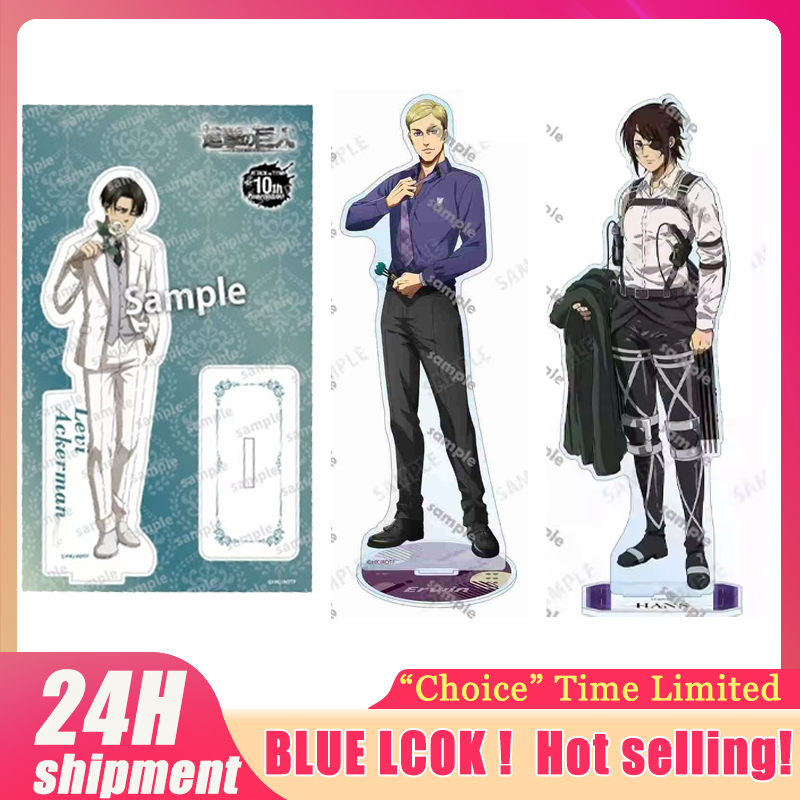 Acrylic Cosplay Prop - Saldırgan Devler Levi Figürü Akrilik Stand