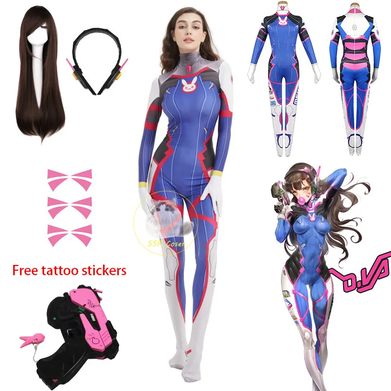 Dva Cosplay Prop - Dva Cosplay kostüm Bodysuit Zenti oyunu