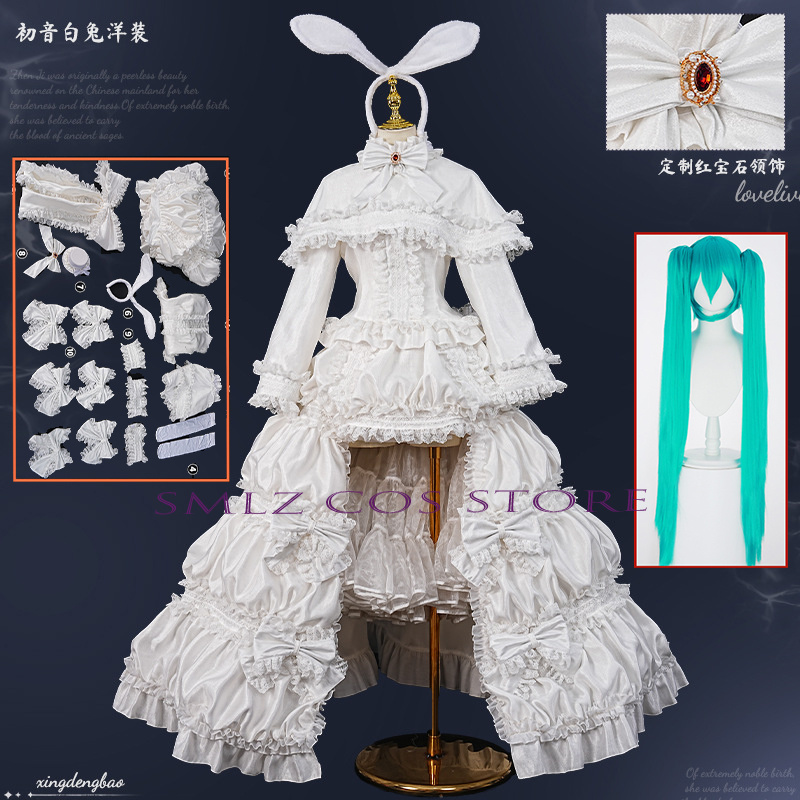 Prop De Cosplay - 2026 Tavşan MikuuU Cosplay Anime Kostüm