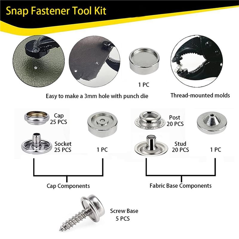 A68P-Ağır Hizmet Tipi Çıtçıt T - Snap Plier Setter incelemesi ve fiyatı