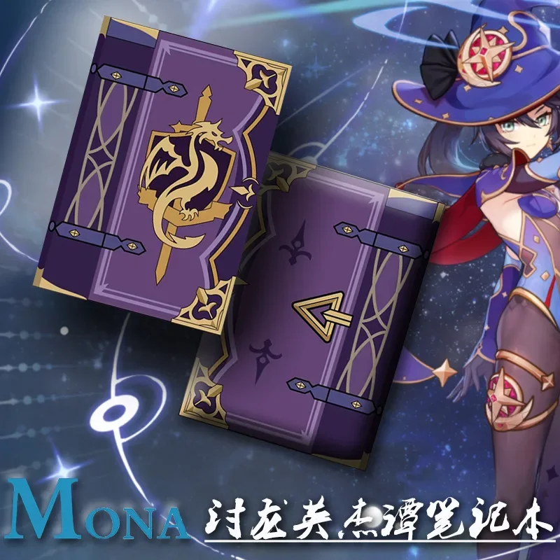 Oyun Genshin darbe Mona dizüst - Cosplay Prop Book incelemesi ve fiyatı