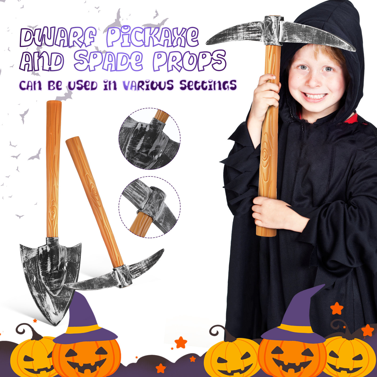 1 Set Köpük Kazma Kürek Aksesu - Cosplay Prop Axe incelemesi ve fiyatı