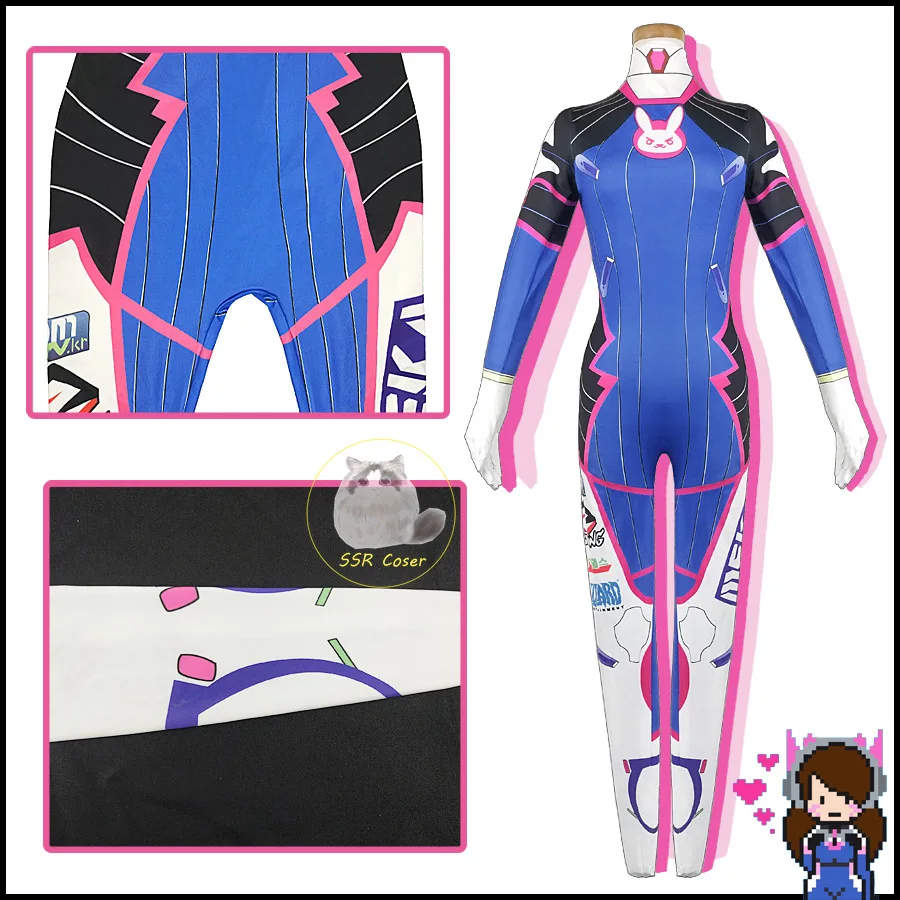 Dva Cosplay kostüm Bodysuit Ze - Dva Cosplay Prop incelemesi ve fiyatı