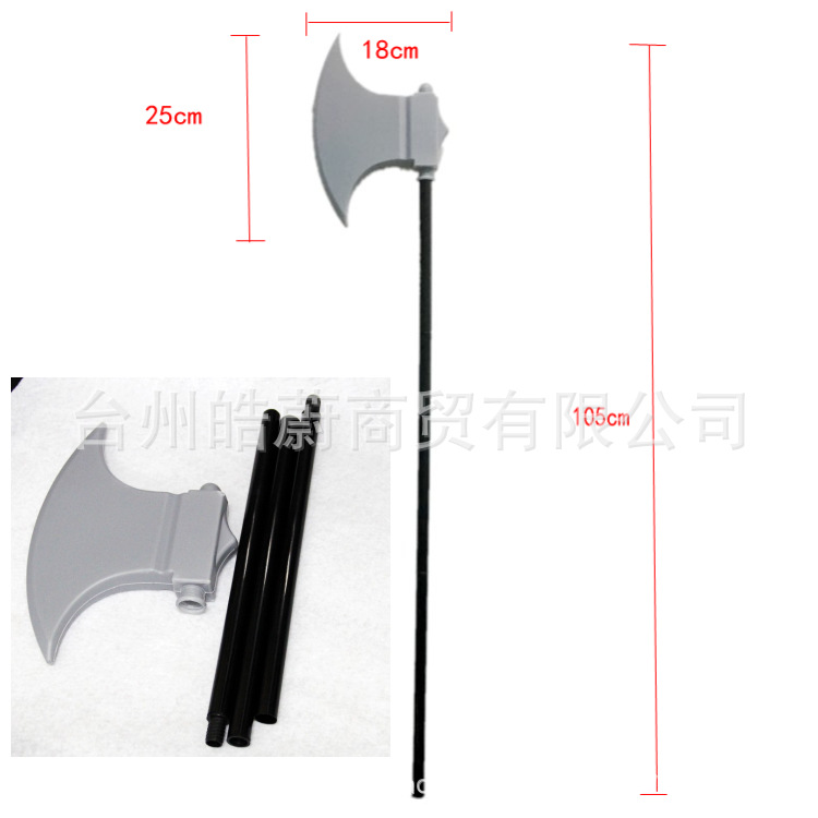 Komik Büyük Üçgen Çatal Orak B - Cosplay Prop Axe incelemesi ve fiyatı
