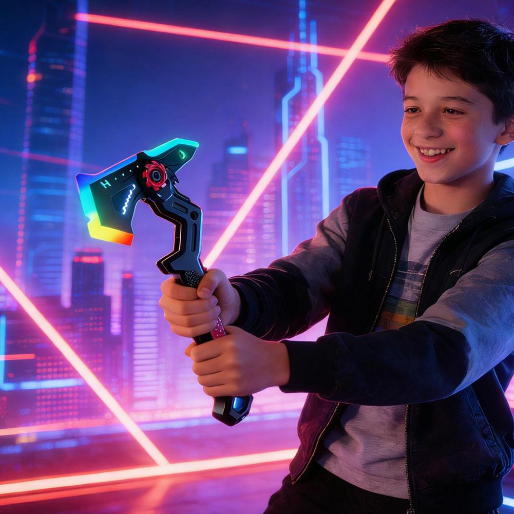 Renkli LED'li ve Spreyli Sisli - Cosplay Prop Axe incelemesi ve fiyatı
